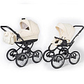 Детская коляска Esspero Classic 2 в 1, шасси Black Детская коляска Esspero Classic 2 в 1, шасси Black Cream — Фото