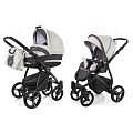 Детская коляска Esspero Newborn Lux 2 в 1, шасси Black Grey Carbon — Фото