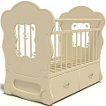 Детская кроватка Baby Elite Тедди поперечный маятник Детская кроватка Baby Elite Тедди поперечный маятник Слоновая кость — Фото