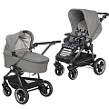 Детская коляска Teutonia BeYou V4 Elite WHL3 2 в 1 6145-6145-6165 Pebble Starlight шасси Graphite — Фото