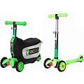 Каталка-самокат 3 в 1 Y-Scoo Mini Jump&Go (Green) — Фото