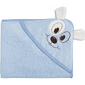 Детское полотенце с капюшоном Twinklbaby Fun Dry Собачки (Голубой с белыми ушками 1771) — Фото