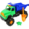 Автомобиль RT Интер BIG цветной + лопата, пасочка арт. ОР191 (сине-зеленый) — Фото