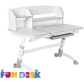 Растущая парта FunDesk Amare II Растущая парта FunDesk Amare II grey — Фото