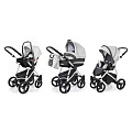 Детская коляска Esspero Newborn Lux 3 в 1, шасси Grey Детская коляска Esspero Newborn Lux 3 в 1, шасси Grey Grey Carbon — Фото