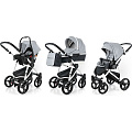 Детская коляска Esspero Newborn Lux Alu 3 в 1, шасси White Детская коляска Esspero Newborn Lux Alu 3 в 1, шасси White Silver — Фото
