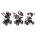 Детская коляска Esspero Newborn Lux 3 в 1, шасси Chrome Детская коляска Esspero Newborn Lux 3 в 1, шасси Chrome Brown lux — Фото