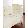 Комплект в кроватку Italbaby Little Puppy, 5 предметов Комплект в кроватку Italbaby Little Puppy, 5 предметов кремовый — Фото