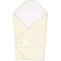 Одеяло-конверт Ceba Baby Одеяло-конверт Ceba Baby W-810-057-171 Elephant Cream вышивка — Фото