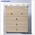 Пеленальный комод Baby Italia BabyBath Пеленальный комод Baby Italia BabyBath Натуральный — Фото