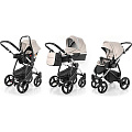 Детская коляска Esspero Newborn Lux Alu 3 в 1, шасси Chrome Детская коляска Esspero Newborn Lux Alu 3 в 1, шасси Chrome Beige — Фото