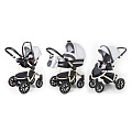 Детская коляска Esspero Discovery 3 в 1, шасси Beige Grey Carbon — Фото