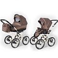 Детская коляска Esspero Classic 2 в 1, шасси Beige Детская коляска Esspero Classic 2 в 1, шасси Beige Coffee — Фото