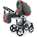 Детская коляска Vikalex Tasso 3 в 1 linen grey — Фото