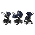 Детская коляска Esspero Newborn Lux 3 в 1, шасси Chrome Детская коляска Esspero Newborn Lux 3 в 1, шасси Chrome Mar Carbon — Фото