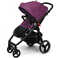 Детская прогулочная коляска Casualplay Loop Black, с сумкой (plum
						
					) — Фото