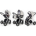 Детская коляска Esspero Newborn Lux 3 в 1, шасси White Детская коляска Esspero Newborn Lux 3 в 1, шасси White Light Check — Фото