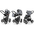 Детская коляска Esspero Newborn Lux Alu 3 в 1, шасси Chrome Детская коляска Esspero Newborn Lux Alu 3 в 1, шасси Chrome Grey — Фото