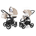 Детская коляска Esspero Newborn Lux 2 в 1, шасси Chrome Khaki Lux — Фото