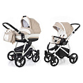 Детская коляска Esspero Newborn Lux 2 в 1, шасси Grey Khaki Lux — Фото
