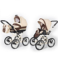 Детская коляска Esspero Classic 2 в 1, шасси Beige Детская коляска Esspero Classic 2 в 1, шасси Beige Beige Brown — Фото