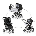 Детская коляска Hauck Malibu All in One 3 в 1 Детская коляска Hauck Malibu All in One 3 в 1 Caviar/Silver — Фото