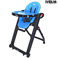 Стульчик для кормления Ivolia Love 02, 4 колеса (Blue
						
					) — Фото