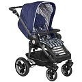 Детская коляска Teutonia BeYou V4 Elite WHL3 2 в 1 6125-6180-6180 Sapphire-Hive шасси Graphite — Фото