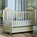 Детская кроватка Baby Italia Didi (продольный маятник) Детская кроватка Baby Italia Didi (продольный маятник) Слоновая кость — Фото