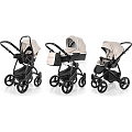 Детская коляска Esspero Newborn Lux Alu 3 в 1, шасси Black Beige — Фото