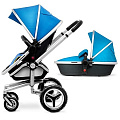 Детская коляска Silver Cross Surf 2 в 1 Детская коляска Silver Cross Surf 2 в 1 Blue/Silver — Фото