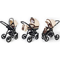 Детская коляска Esspero I-Nova 3 в 1, шасси White Детская коляска Esspero I-Nova 3 в 1, шасси White Beige Brown — Фото