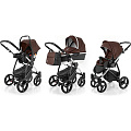 Детская коляска Esspero Newborn Lux Alu 3 в 1, шасси Chrome Детская коляска Esspero Newborn Lux Alu 3 в 1, шасси Chrome Brown — Фото