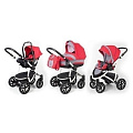 Детская коляска Esspero Discovery 3 в 1, шасси White Детская коляска Esspero Discovery 3 в 1, шасси White Red Grey — Фото
