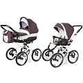 Детская коляска Esspero Classic 2 в 1, шасси White Детская коляска Esspero Classic 2 в 1, шасси White Brown lux — Фото