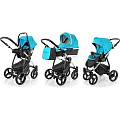 Детская коляска Esspero Newborn Lux Alu 3 в 1, шасси Chrome Детская коляска Esspero Newborn Lux Alu 3 в 1, шасси Chrome Aqua — Фото