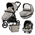 Детская коляска Peg-Perego Book Cross Modular System 3 в 1 (Luxe Grey
						
					) — Фото