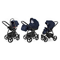 Детская коляска Esspero Newborn Lux 3 в 1, шасси Black Детская коляска Esspero Newborn Lux 3 в 1, шасси Black Mar Carbon — Фото
