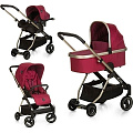 Детская коляска I'Coo Acrobat XL Plus Trioset 3 в 1 diamond-ruby — Фото