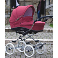Детская коляска Bebecar Grand Style Plus 2 в 1 Red — Фото