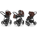 Детская коляска Esspero Newborn Lux Alu 3 в 1, шасси Black Brown — Фото