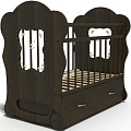 Детская кроватка Baby Elite Тедди поперечный маятник Детская кроватка Baby Elite Тедди поперечный маятник Венге — Фото