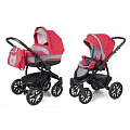 Детская коляска Esspero Discovery 2 в 1, шасси Black Детская коляска Esspero Discovery 2 в 1, шасси Black Red Grey — Фото