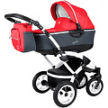 Детская коляска Tutic Impulse 3 в 1, шасси Silver Red/Grafit — Фото