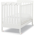 Детская кроватка Erbesi Tesoro Glossy White — Фото