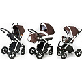Детская коляска Esspero Newborn Lux 3 в 1, шасси White Детская коляска Esspero Newborn Lux 3 в 1, шасси White Chocco — Фото
