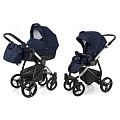 Детская коляска Esspero Newborn Lux 2 в 1, шасси Chrome Mar Carbon — Фото