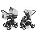 Детская коляска Esspero Newborn Lux 2 в 1, шасси Chrome Grey Carbon — Фото