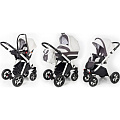 Детская коляска Esspero Newborn Lux 3 в 1, шасси White Детская коляска Esspero Newborn Lux 3 в 1, шасси White Grey — Фото