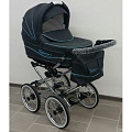 Детская коляска Esperanza Classic Leatherette 2 в 1 (100% замшевая ткань -Большие колеса) 207 — Фото